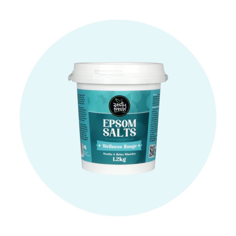 Zesty Fresh Epsom Salts Wellness 1.2kg